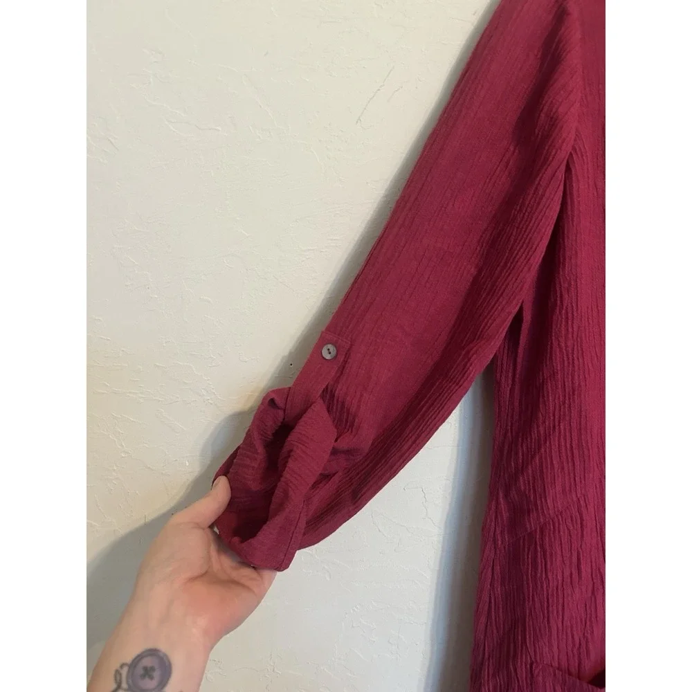 Soft Surroundings dark raspberry
